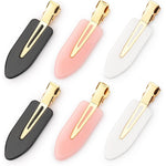 D creaseless hair clips 6 piece set front view showcase