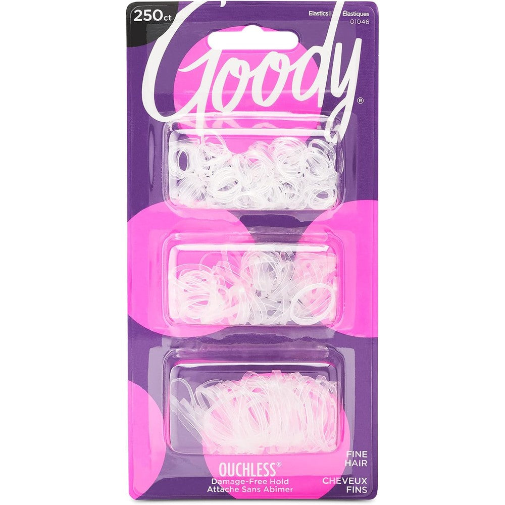 Goody Ouchless polyband hair ties front view packaging