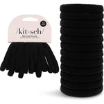 Kitsch Recycled Nylon Medium Hair Ties front view of 12 piece packaging