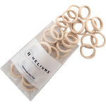 Heliums small soft hair ties blonde 1 inch front packaging view