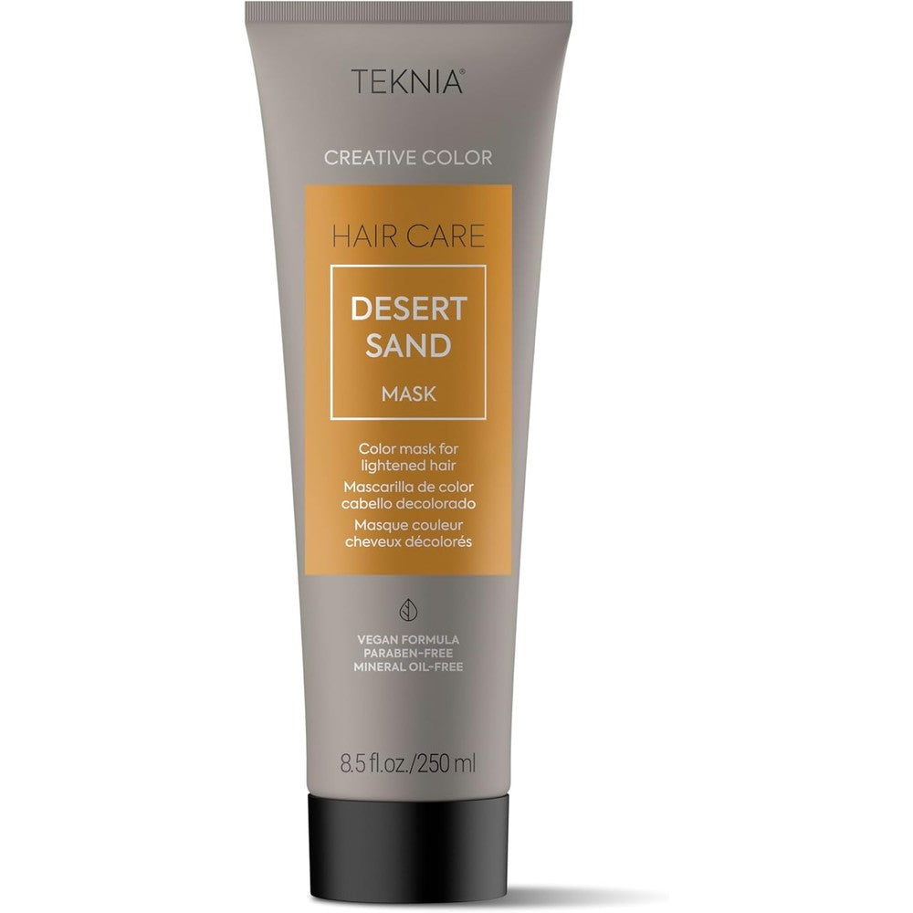 Lakmé Teknia Desert Sand Creative Color Hair Mask 8.5 Fluid Ounce bottle front view