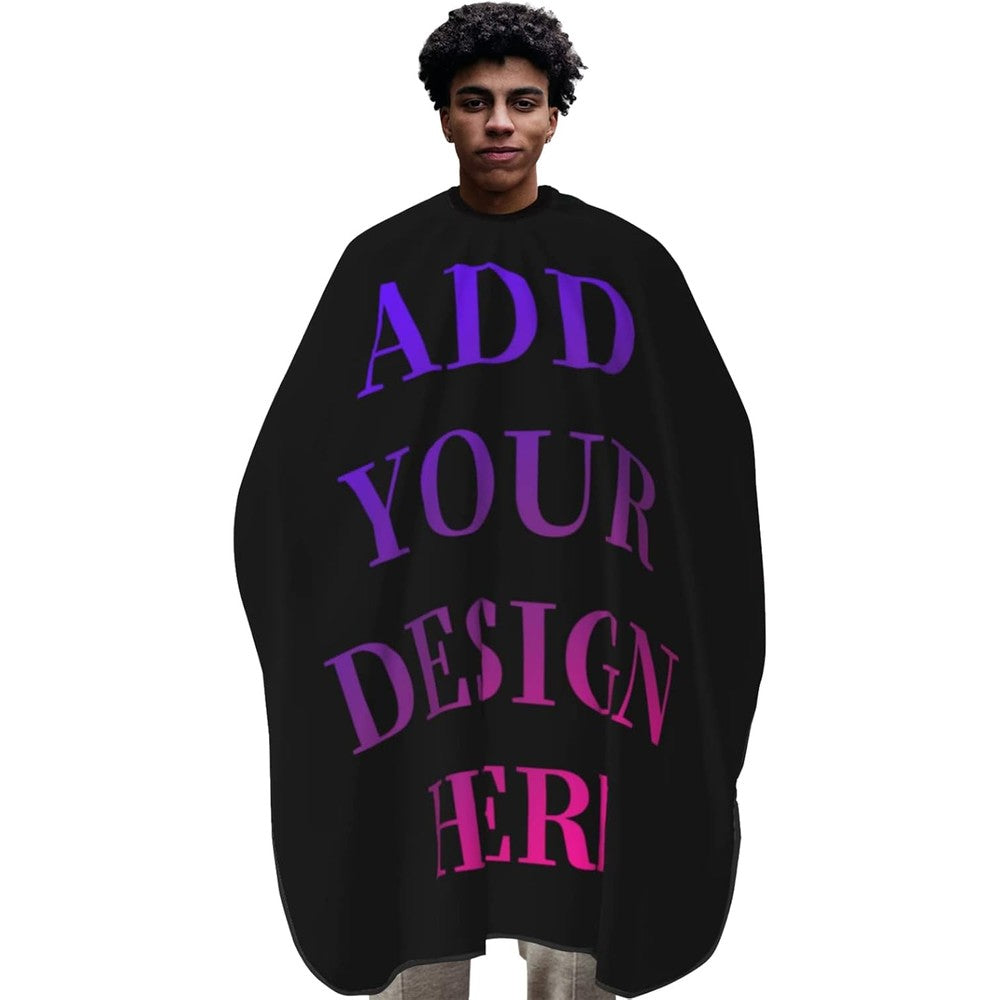 Custom Personalized Barber Cape for Men Salon Cape Design Your Barbershop Logo Name Image Text Hair Cutting Cape for Hair Stylist