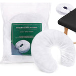 Noverlife disposable fitted face cradle covers 100 pack front view packaging