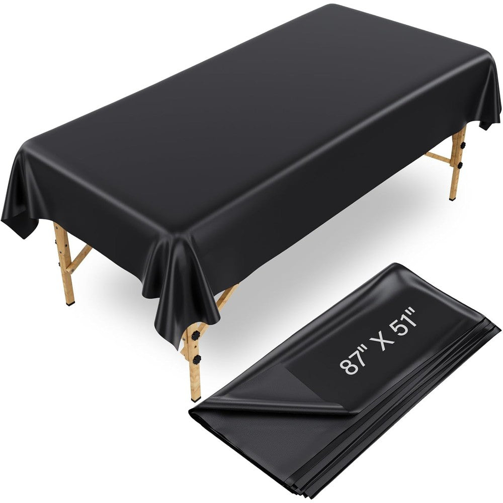 Noverlife massage table sheet front view on an esthetician bed