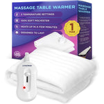 LivaClean massage table warmer heating pad front view