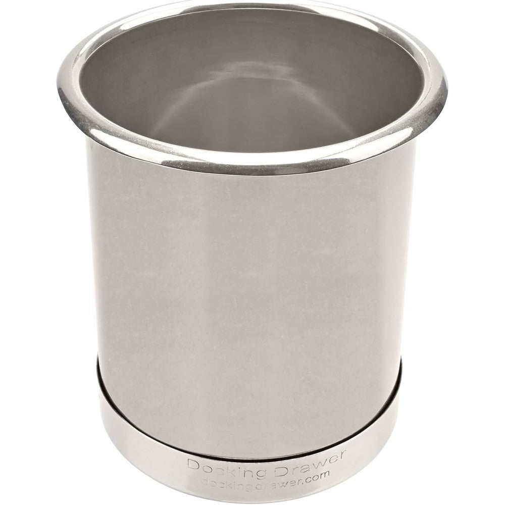 Docking Drawer 5" Stainless Steel Canister for Hot Tools, Capped Design, Safely Stow Styling Tools