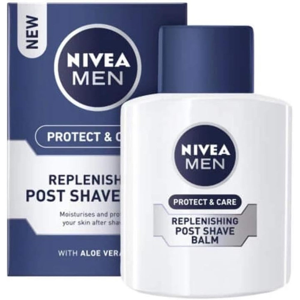NIVEA MEN Moisturizing Post Shave Balm front view authentic USA import bottle
