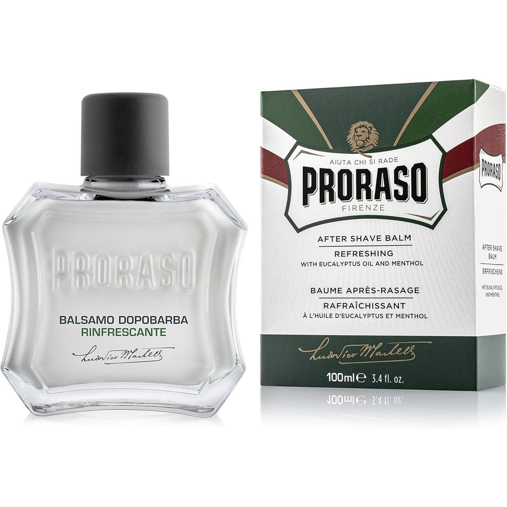 Proraso after shave balm refreshing and toning front view bottle