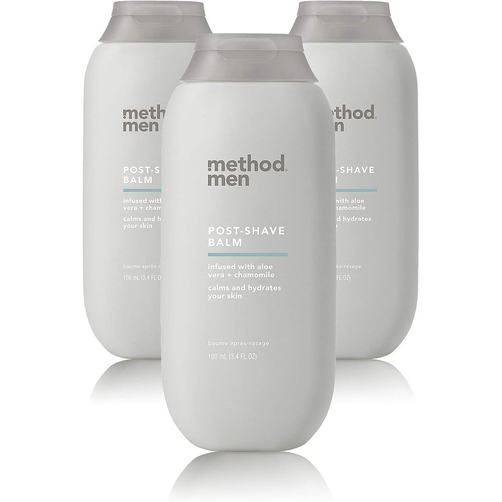 Method Men After Shave Balm Sea and Surf front view pack of three