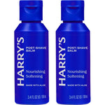 Harry's Post Shave Balm for men front view of the two pack blue bottles.