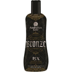 Australian Gold Sinfully Bronze 15x Dark Bronzer front view bottle