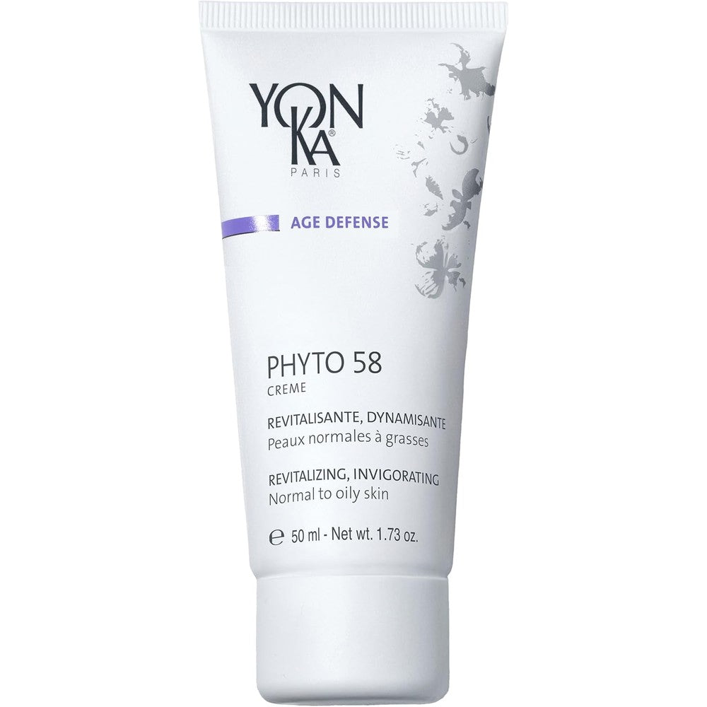 Yon-Ka Phyto 58 PNG Night Cream tube front view anti-aging face moisturizer for normal and oily skin