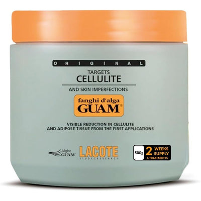 Guam Anti-Cellulite Seaweed Body Wrap – Original Formula for Thighs & Legs – Skin Firming & Tightening Treatment (500g)