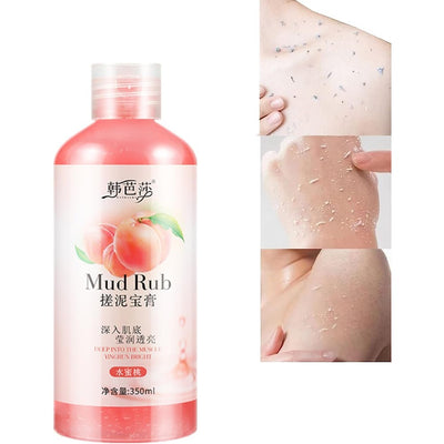 Peach Mud Scrub Exfoliator - Body Scrub (350ML)