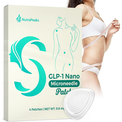 GLP-1 Nano Patch, Firming Skin and Body Shaping Care Patch, Body Care Pat-ch Gentle Soothing Massage with Ginger Extract for Women Girls Natural Ingredients, Mild - 4 Patches