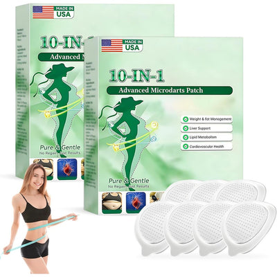 10-in-1 Nano Microdarts Patch, 2026 New Patch for Women and Men - Gentle Formula for All Skin (2 boxes)