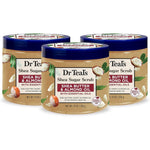 Dr Teal's Shea Sugar Body Scrub front view of the packaging showcasing the exfoliating sugar formula.