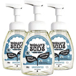 Molly's Suds Foaming Hand Soap Unscented front view pack of three