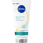 NIVEA Skin Firming and Toning Body Gel Cream front view tube
