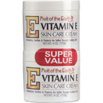 Fruit of the Earth Vitamin E Skin Care Cream front view of two pack jars
