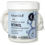 Nature Well Retinol Intense Moisture Cream front view of the sixteen ounce jar