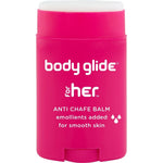 Body Glide For Her anti chafe balm stick front view skin protection packaging