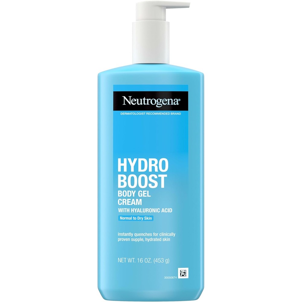 Neutrogena Hydro Boost Body Gel Cream front view showing original USA packaging