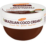 Palmer's Coconut Oil Formula Brazilian Coco Cream front view jar showing whipped firming product details.