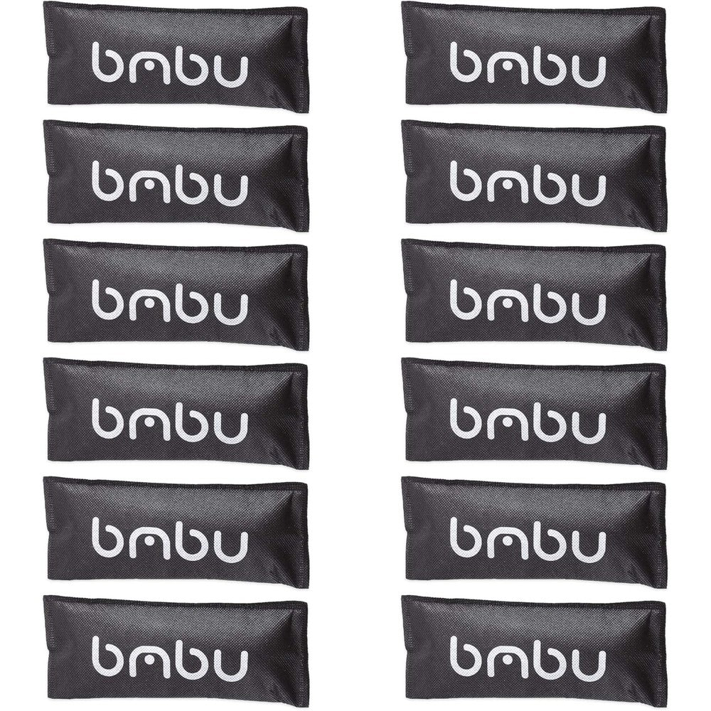 bmbu Charcoal Shoe Deodorizer 12 pack front view natural air purifying bags