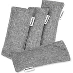 YumyBom Natural Activated Bamboo Charcoal Bags 4 Pack front view air purifier