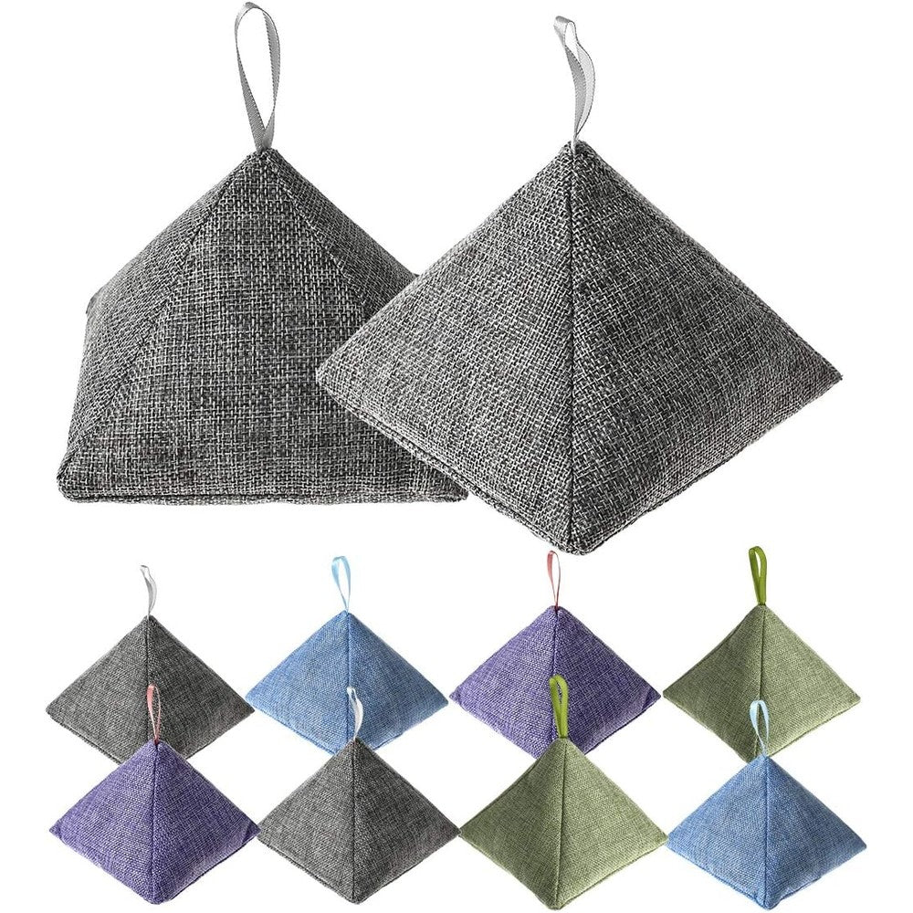 UltraOutlet charcoal air purifying bags 8 pack front view in multiple colors