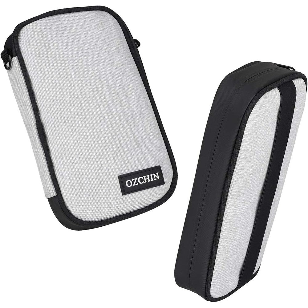 OZCHIN Smell Proof Bag front view grey odour proof pouch