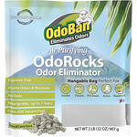 OdoBan Air Purifying OdoRocks 2 pound bag front view showing natural volcanic rock benefits