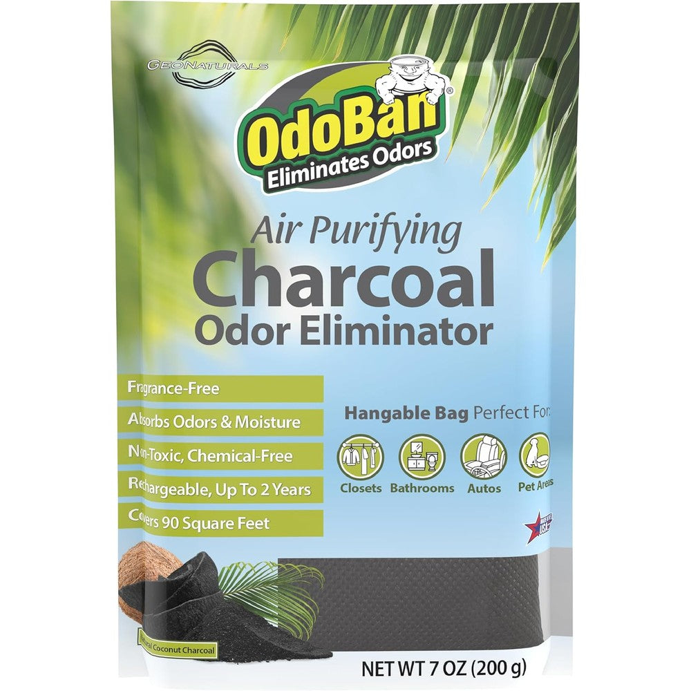 OdoBan Air Purifying Charcoal Natural Odor Eliminator front view bag