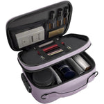 Baleine large smell proof bag lilac front view with combination lock