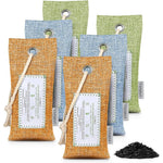 CLEVAST Activated Bamboo Charcoal Odor Absorber front view 6 pack air purifier
