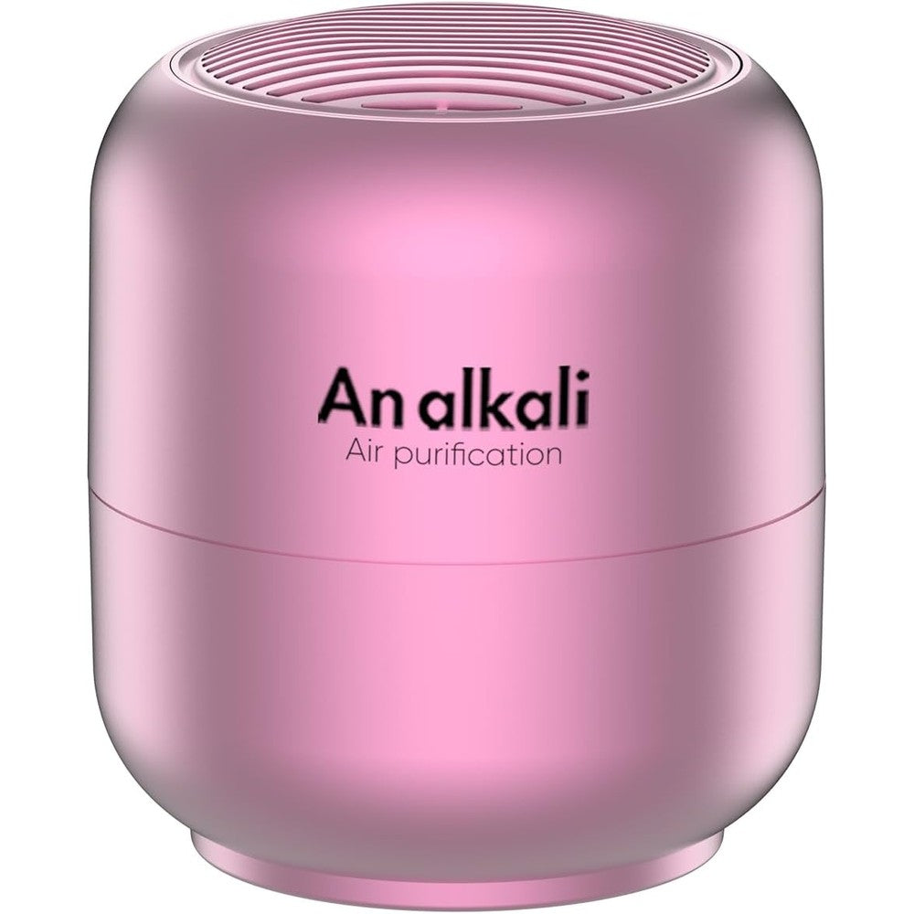 An Alkali Fridge Deodorizer front view pink odor eliminator for kitchen appliances
