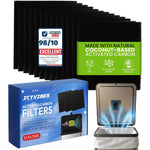 Icyvibes activated carbon garbage can odor absorber 12 pack front view