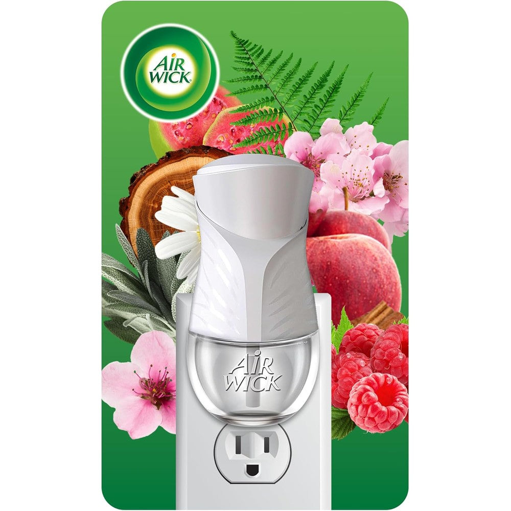 Air Wick Scented Oil Warmer White front view for home fragrance
