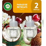 Air Wick Paradise Retreat Scented Oil Refill 2 count front packaging
