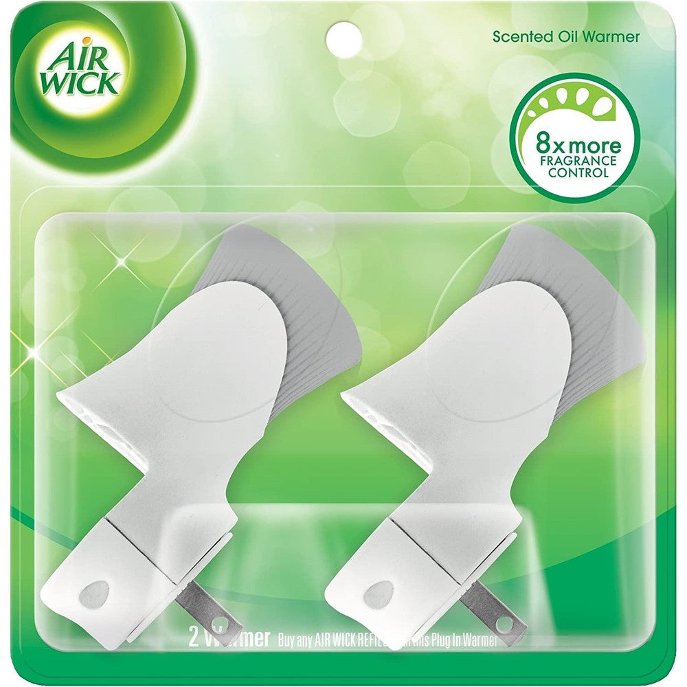 Air Wick Scented Oil Warmers four count pack front view for home fragrance.