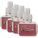 Yankee Candle ScentPlug Refill Home Sweet Home front view four pack.