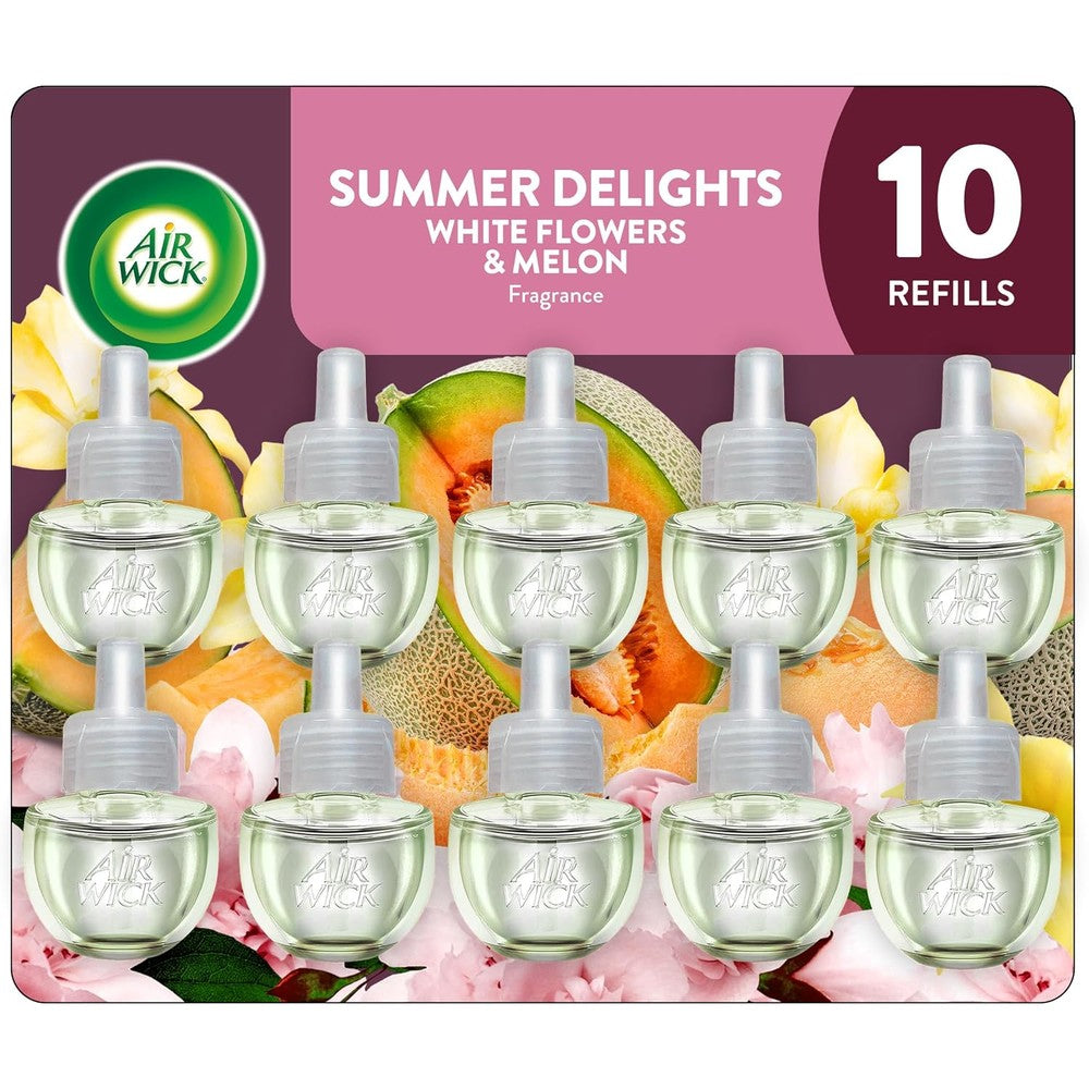 Air Wick Summer Delights Scented Oil Refills 10 Count front packaging view