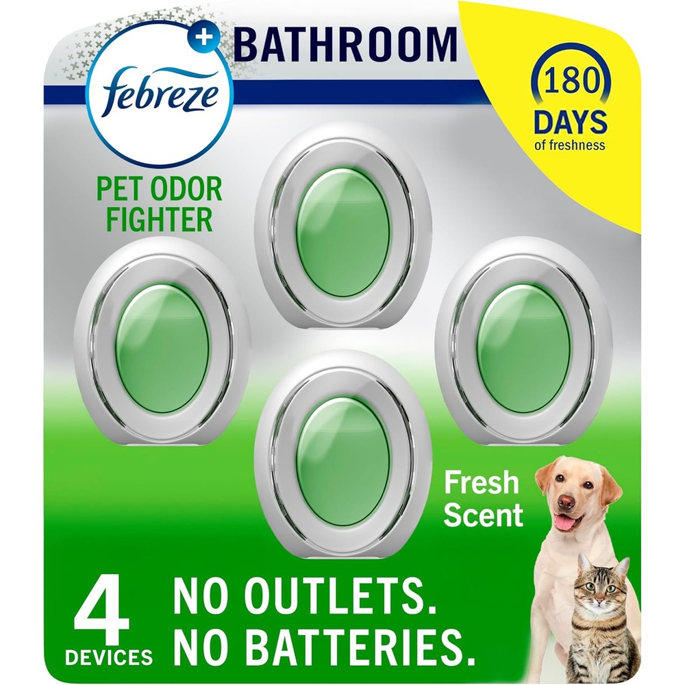 Febreze Small Spaces Pet Odor Eliminator front view packaging