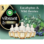 Air Wick Vibrant Eucalyptus and Wild Berries 5 pack front view