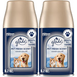 Glade Automatic Spray Refill Pet Fresh Scent 2 count front view imported air freshener.