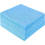JEBBLAS Blue Disposable Cleaning Towels 50 count pack front view high absorbency
