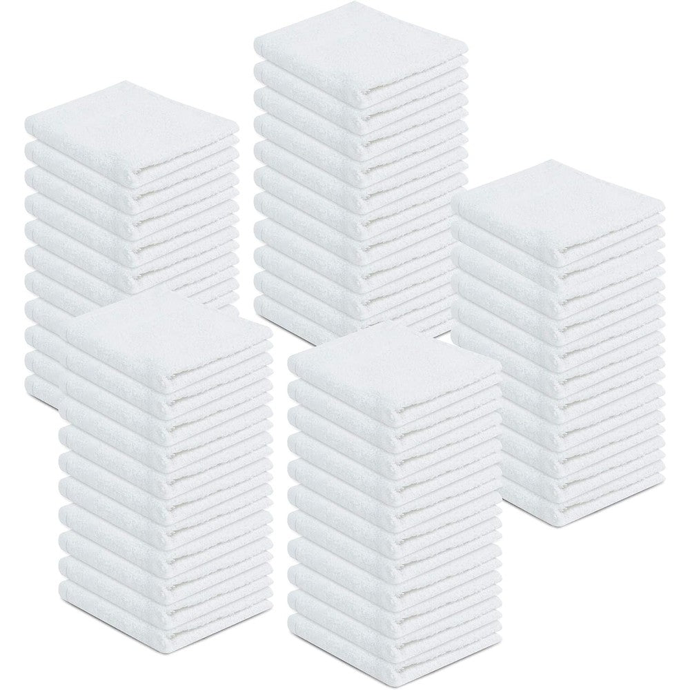 Corporate Hills 100% cotton terry towels pack of 50 front view for cleaning.