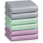 VPMURUGA fish scale microfiber cleaning cloth front view showing diamond weave pattern