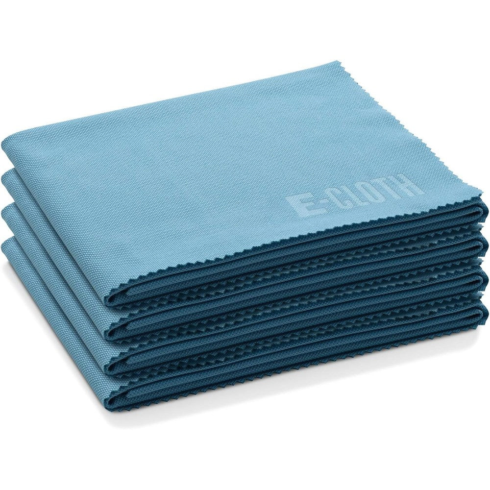 E-Cloth glass and polishing microfiber cleaning cloth 4 pack front view